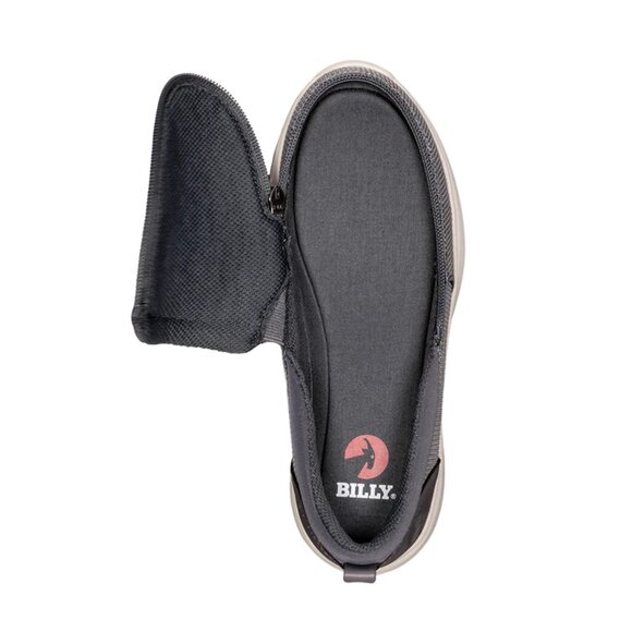 NEW Billy Footwear Women Perf Low Top Zip Up Mocs Gray Adaptive Size 7 W KF66 - Picture 3 of 5